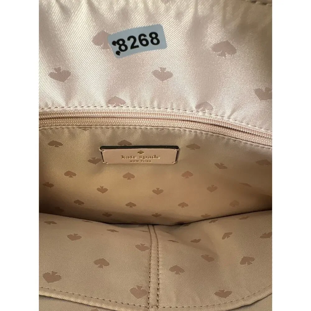 Kate Spade Pink Pebbled Leather Shoulder Bag 16.5
